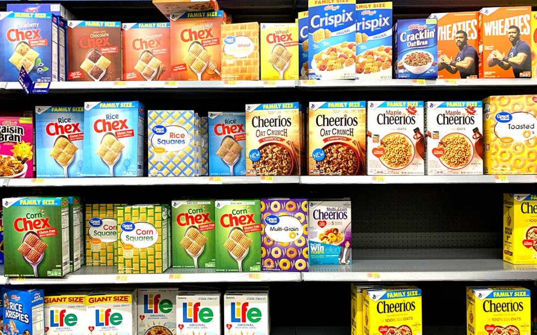 Volum, mida i pes (packaging dels cereals i cacau en pols)